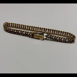 Gold Tone Chain Bracelet